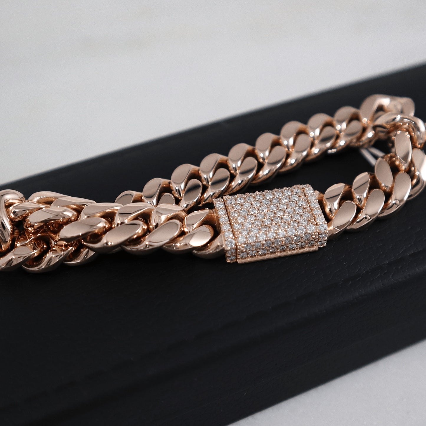10MM MARV CUBAN LINK BRACELET 10K