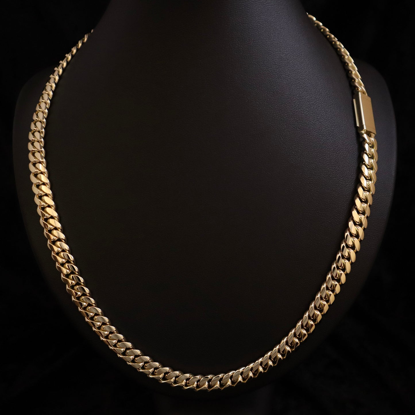 8MM MARV CUBAN LINK CHAIN 14K