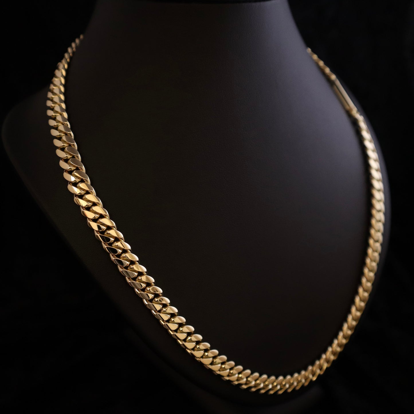 8MM MARV CUBAN LINK CHAIN 14K